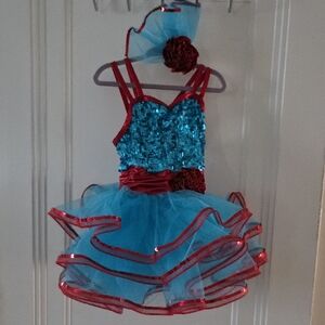 Sparkling Blue and Red Kids Costume